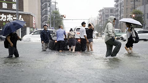 Roads and homes in Japan flooded ahead of Asian Games; athletes evacuated