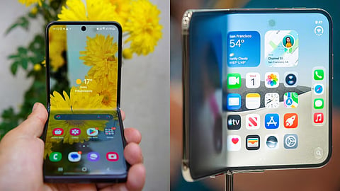 samsung mocks apples iphone duo foldable phone launch
