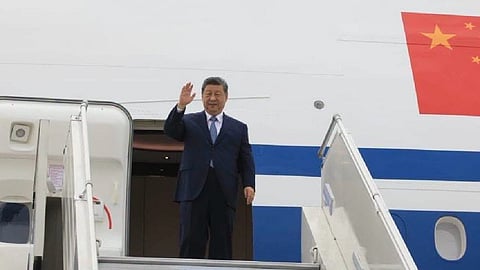 When Chinese President Xi Jinping arrived in Delhi to attend the BRICS summit