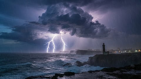 ksdma alert in kerala rain and thunder