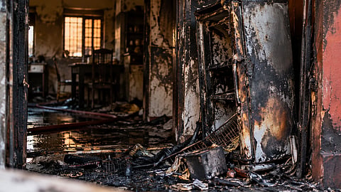 4 killed two injured in belagavi house fire triggered by refrigerator explosion