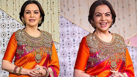 nita ambani huge necklace