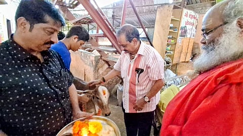 പ്രധാനമന്ത്രിയുടെ ജന്മദിനത്തിൽ വസായിയിൽ ഗോപൂജ നടത്തി