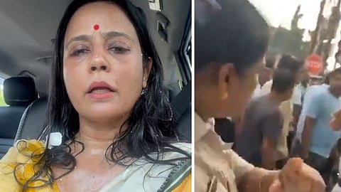 Egg-throwing incident occurred in police presence; Mahua moves High Court