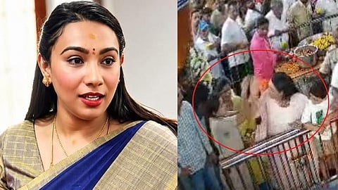 BJP MLA's daughter apologizes to female SI after assaulting her at the temple