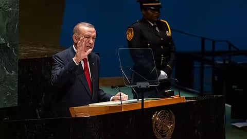 Turkish President raises Kashmir issue at UN General Assembly