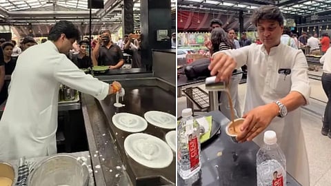 .Union Minister makes dosas at Rameshwaram Cafe | Video