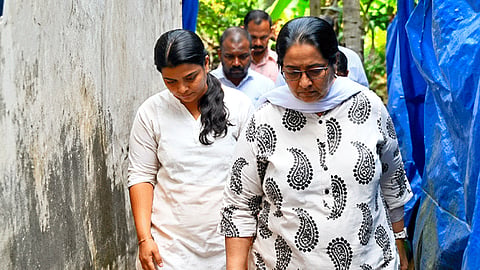 Neighbor's wall blocked the path; MLA Uma Thomas had it demolished