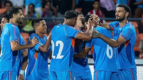 India vs Panama football match result 1-1