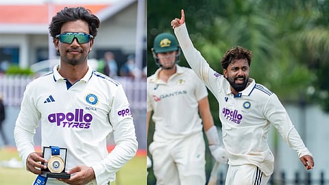 India A vs Australia A 1st unofficial test cricket