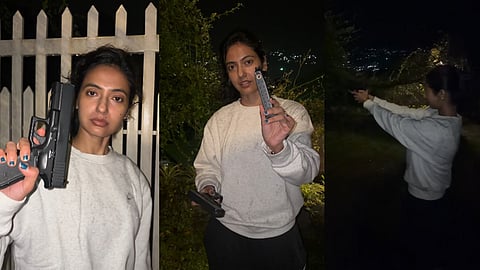 Disha Patani's sister Khushboo urges girls to use air pistols