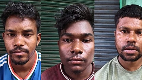 The arrested accused
