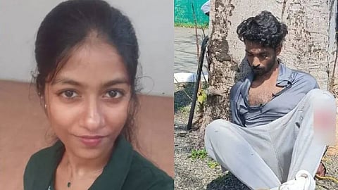 The deceased, Dinsha; the accused, Jithu.