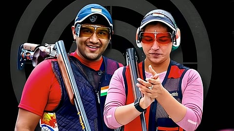 Neeru Kynan Trap Mixed Team Gold