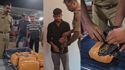 Major cannabis seizure in Aluva; West Bengal native arrested with 21.380 kg of cannabis