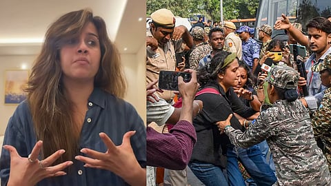 ranjini haridas against police brutality against cjp protest