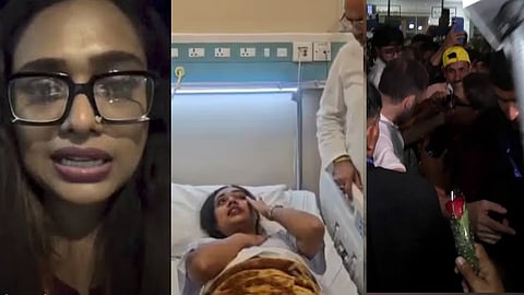 rahul gandhi accused pushing pregnant journalist sc protest