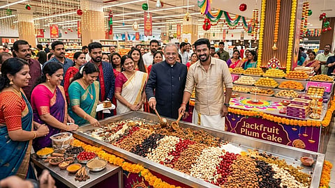 Lulu Group kicks off Diwali and Christmas celebrations: Hosts a display of sweets and a cake-mixing event.
