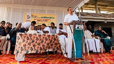 The Malappuram District School Sports Meet has begun at Calicut University