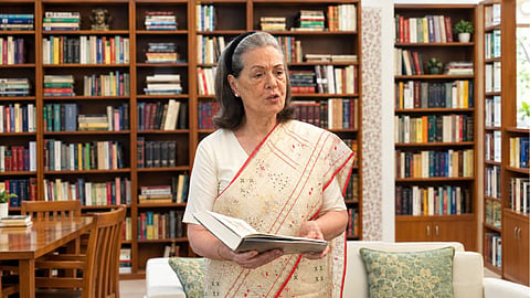 A scene from the first video shared by Sonia Gandhi on Instagram