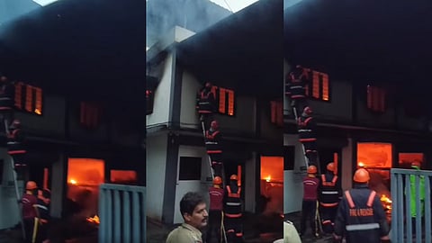 malabar gold jewellery box making center fire