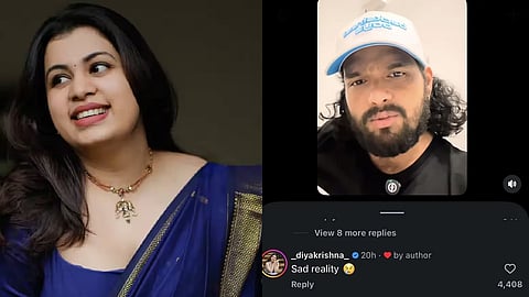 diya krishna support north indian influencers hatred video against kerala