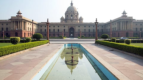 North Block, near the Parliament
