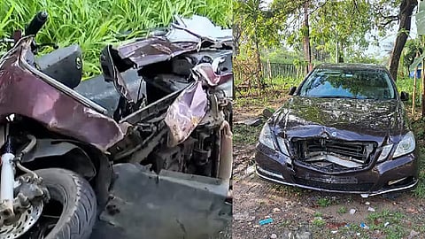 Vehicles involved in an accident