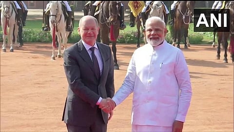 German Chancellor Scholz begins 2-day India visit