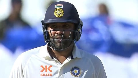 Rohit's 56 not out takes India to 77/1 after Jadeja takes a fifer