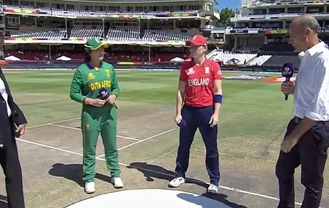 South Africa opt to bat against England in semifinal 