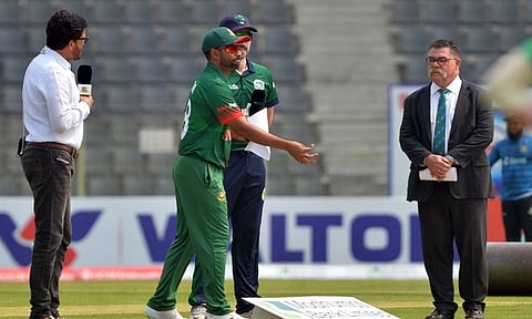 Ireland sends Bangladesh in to bat in first one-day match 