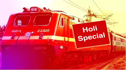 Railways to run 491 trips of 196 special trains during Holi