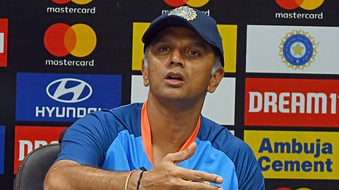 India coach Rahul Dravid