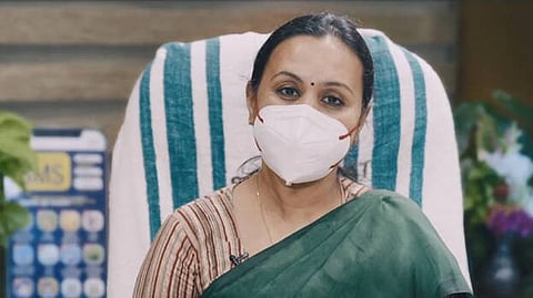 State Health Minister Veena George 