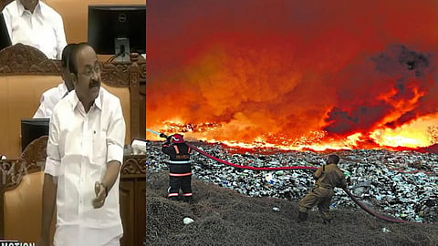 Brahmapuram fire: CM running away from issue, LoP tells Kerala Assembly