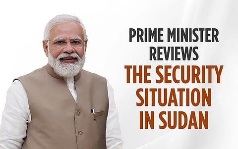 PM Modi reviews security situation in Sudan 