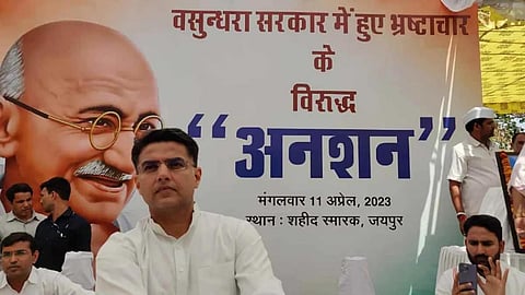 Sachin Pilot sits on dharna, targets own government in Rajasthan