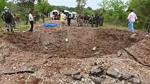 Ten police personnel, civilian driver killed in blast carried out by Naxals in Chhattisgarh's Dantewada