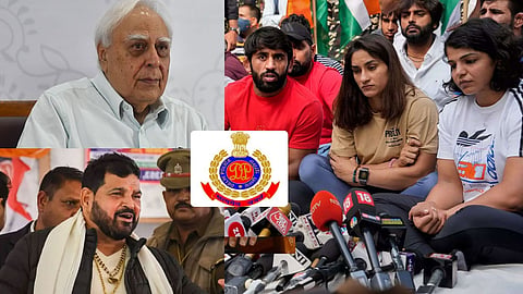 Wrestlers protest: Kapil Sibal slams WFI chief, says accused has 'no conscience'