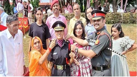 Galwan hero's wife becomes Army officer; posted to eastern Ladakh