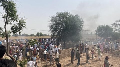 IAF's MiG-21 crashes into house in Rajasthan; Three civilians killed, pilot ejects safely