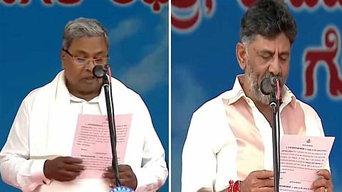Siddaramaiah sworn in CM of Karnataka, several national opposition leaders attend