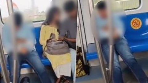 Police urge people to help identifying man seen masturbating on Delhi Metro
