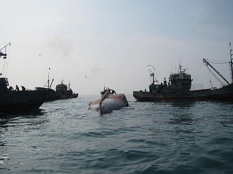 China seeks international search and rescue efforts after fishing vessel with 39 people sinks in Indian Ocean