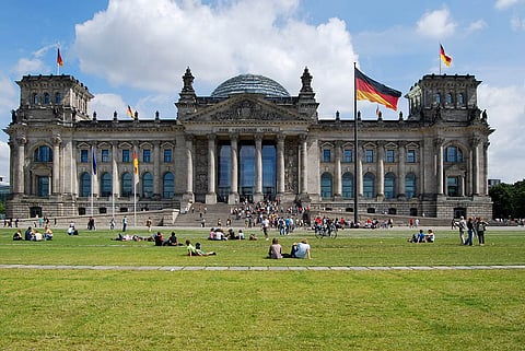 Germany's GDP shrinks by 0.3 per cent in first quarter to put Europe's biggest economy into recession