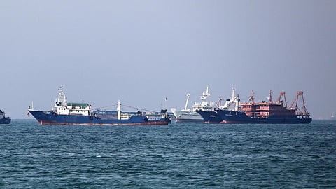US, British and French naval chiefs in Mideast transit Strait of Hormuz after Iran tanker seizures