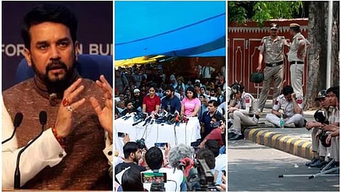 All demands of wrestlers met, let police finish its probe: Sports Minister Anurag Thakur