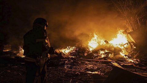 Russia launches ''exceptional'' air attack in Kyiv with drones, missiles
