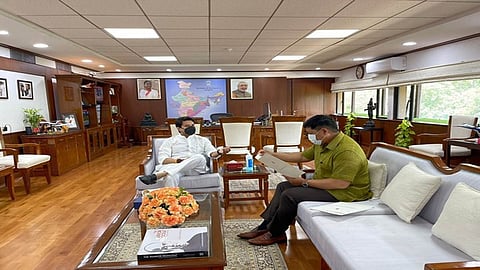 Meghalaya CM meets Scindia, submits proposals to set up heliports, airport